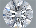 Lab Grown Diamond 0.74 Carats, Round with Ideal Cut, D Color, VVS1 Clarity and Certified by IGI