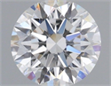 Lab Grown Diamond 0.98 Carats, Round with Ideal Cut, D Color, VS1 Clarity and Certified by IGI