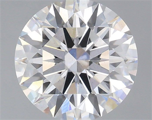 Picture of Lab Grown Diamond 1.31 Carats, Round with Ideal Cut, D Color, VS2 Clarity and Certified by IGI