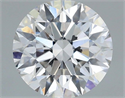 Lab Grown Diamond 1.34 Carats, Round with Excellent Cut, F Color, VS1 Clarity and Certified by IGI