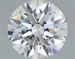 Picture of Lab Grown Diamond 1.34 Carats, Round with Excellent Cut, F Color, VS1 Clarity and Certified by IGI