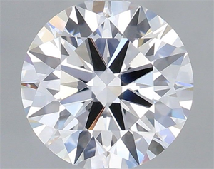 Picture of Lab Grown Diamond 1.08 Carats, Round with Ideal Cut, D Color, VS2 Clarity and Certified by IGI