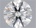 Lab Grown Diamond 1.23 Carats, Round with Ideal Cut, F Color, VVS2 Clarity and Certified by IGI