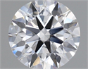 Lab Grown Diamond 1.10 Carats, Round with Ideal Cut, D Color, VVS2 Clarity and Certified by IGI