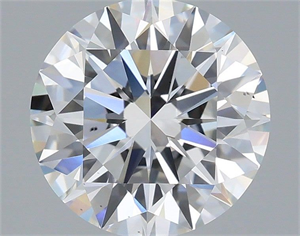 Picture of Lab Grown Diamond 2.54 Carats, Round with Ideal Cut, E Color, VS2 Clarity and Certified by IGI