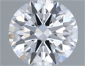 Del inventario de diamantes de laboratorio, 0.72 quilates, Redondo , Color D, claridad VVS1 y certificado IGI