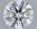 Lab Grown Diamond 1.06 Carats, Round with Ideal Cut, D Color, VS1 Clarity and Certified by IGI