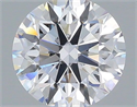 Lab Grown Diamond 1.03 Carats, Round with Ideal Cut, D Color, VVS1 Clarity and Certified by IGI