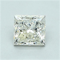 Natural Diamond 1.01 Carats, Princess with  Cut, K Color, VVS2 Clarity and Certified by GIA
