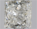 Natural Diamond 0.90 Carats, Princess with  Cut, J Color, SI1 Clarity and Certified by GIA