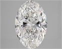 Natural Diamond 5.06 Carats, Oval with  Cut, E Color, VVS2 Clarity and Certified by GIA