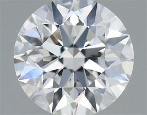 Picture of Natural Diamond 0.54 Carats, Round with Excellent Cut, I Color, VVS1 Clarity and Certified by GIA