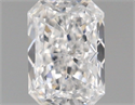 Natural Diamond 0.51 Carats, Radiant with  Cut, D Color, VS1 Clarity and Certified by GIA
