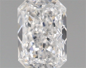 Picture of Natural Diamond 0.51 Carats, Radiant with  Cut, D Color, VS1 Clarity and Certified by GIA