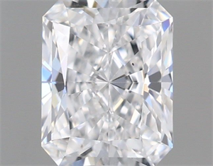 Picture of Natural Diamond 0.64 Carats, Radiant with  Cut, D Color, VS2 Clarity and Certified by GIA