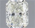 Natural Diamond 0.53 Carats, Radiant with  Cut, L Color, SI1 Clarity and Certified by GIA