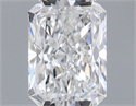 Natural Diamond 0.53 Carats, Radiant with  Cut, E Color, VVS1 Clarity and Certified by GIA
