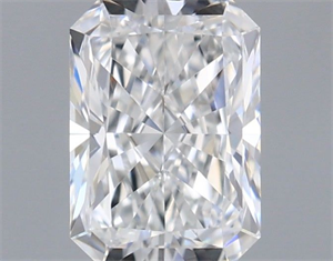 Picture of Natural Diamond 0.53 Carats, Radiant with  Cut, E Color, VVS1 Clarity and Certified by GIA