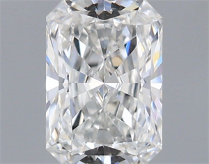 Picture of Natural Diamond 0.50 Carats, Radiant with  Cut, F Color, VVS2 Clarity and Certified by GIA