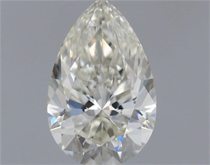 Picture of Natural Diamond 0.50 Carats, Pear with  Cut, J Color, VS2 Clarity and Certified by GIA