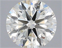 Natural Diamond 0.65 Carats, Round with Excellent Cut, I Color, VVS2 Clarity and Certified by IGI