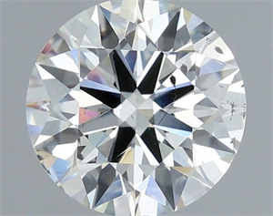Picture of Natural Diamond 0.73 Carats, Round with Excellent Cut, H Color, SI2 Clarity and Certified by IGI