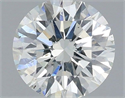 Natural Diamond 0.70 Carats, Round with Excellent Cut, H Color, SI1 Clarity and Certified by IGI