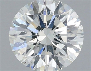 Picture of Natural Diamond 0.70 Carats, Round with Excellent Cut, H Color, SI1 Clarity and Certified by IGI