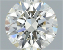 Natural Diamond 0.71 Carats, Round with Excellent Cut, K Color, VS2 Clarity and Certified by IGI