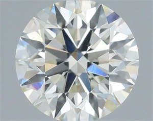 Picture of Natural Diamond 0.70 Carats, Round with Excellent Cut, J Color, VS2 Clarity and Certified by IGI