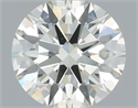 Natural Diamond 0.71 Carats, Round with Excellent Cut, J Color, VS1 Clarity and Certified by IGI