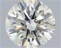 Natural Diamond 0.70 Carats, Round with Excellent Cut, K Color, SI1 Clarity and Certified by IGI