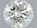 Natural Diamond 0.70 Carats, Round with Excellent Cut, J Color, VS1 Clarity and Certified by IGI