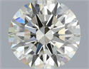 Diamante Natural 0.72 quilates, Redondo , Color J, claridad VS2 y certificado IGI