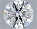 Natural Diamond 0.54 Carats, Round with Excellent Cut, G Color, VVS2 Clarity and Certified by IGI