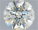 Natural Diamond 0.80 Carats, Round with Excellent Cut, K Color, VS1 Clarity and Certified by IGI