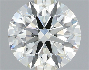 Picture of Natural Diamond 1.08 Carats, Round with Excellent Cut, J Color, VS2 Clarity and Certified by IGI