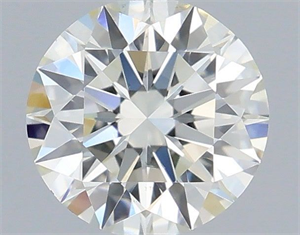 Picture of Natural Diamond 0.50 Carats, Round with Excellent Cut, I Color, VS2 Clarity and Certified by IGI