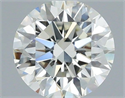 Natural Diamond 0.56 Carats, Round with Excellent Cut, I Color, VS2 Clarity and Certified by IGI
