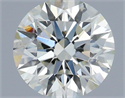 Natural Diamond 0.70 Carats, Round with Excellent Cut, I Color, SI2 Clarity and Certified by IGI