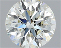 Natural Diamond 1.03 Carats, Round with Excellent Cut, J Color, SI1 Clarity and Certified by IGI