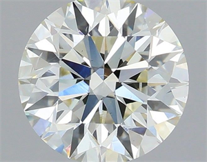 Picture of Natural Diamond 1.03 Carats, Round with Excellent Cut, J Color, SI1 Clarity and Certified by IGI