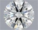 Natural Diamond 1.04 Carats, Round with Excellent Cut, I Color, SI1 Clarity and Certified by IGI