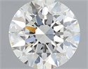 Natural Diamond 0.50 Carats, Round with Excellent Cut, I Color, VS1 Clarity and Certified by IGI