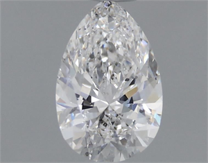 Picture of Natural Diamond 0.51 Carats, Pear with  Cut, E Color, SI2 Clarity and Certified by GIA