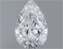 Natural Diamond 0.40 Carats, Pear with  Cut, D Color, VVS1 Clarity and Certified by GIA
