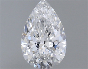 Picture of Natural Diamond 0.40 Carats, Pear with  Cut, D Color, VVS1 Clarity and Certified by GIA