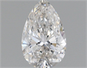 Natural Diamond 0.56 Carats, Pear with  Cut, H Color, SI2 Clarity and Certified by GIA