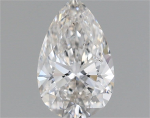 Picture of Natural Diamond 0.56 Carats, Pear with  Cut, H Color, SI2 Clarity and Certified by GIA