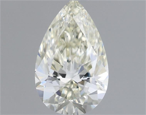Picture of Natural Diamond 0.57 Carats, Pear with  Cut, L Color, VVS1 Clarity and Certified by GIA
